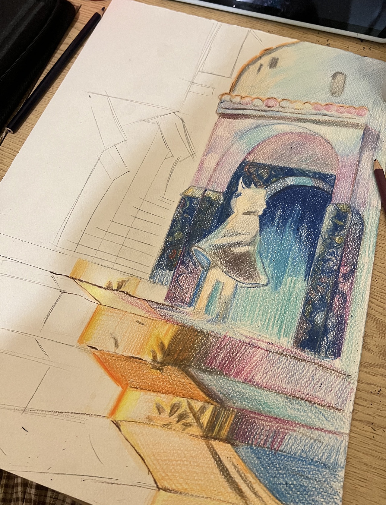 光遇|纯艺术|彩铅|星野天狼 - 原创作品 - 站酷 (zcool)