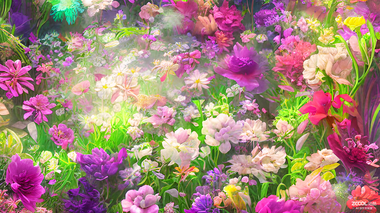 #AI创作实验室#花花世界