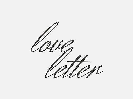 情书摄影工作室logo设计