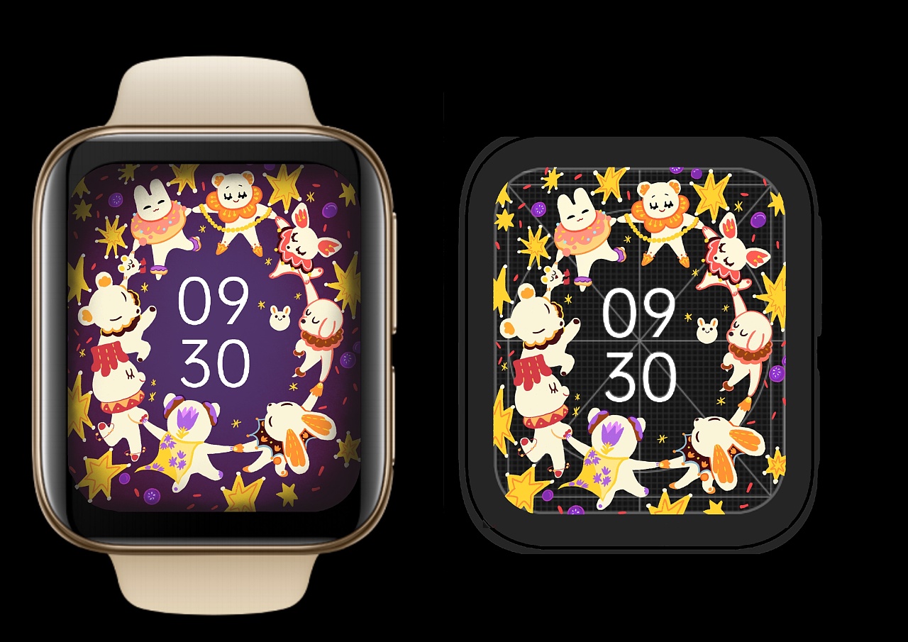 oppo watch 表盘设计大赛
