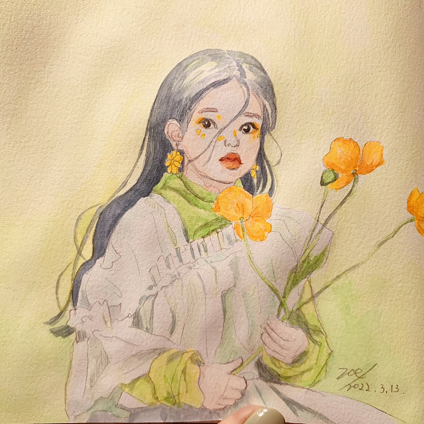 2022年的一些水彩画