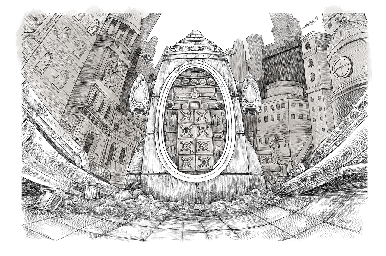 消失的小镇凯尔文王国蒸汽朋克主题展