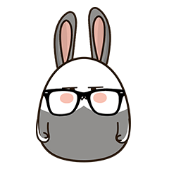 微信表情# 小灰兔第一弹 #（图ZOTMwNDY0MDg=） - 网络表情 - 站酷设计师张碧莹babyface原创素材 - 站酷ZCOOL