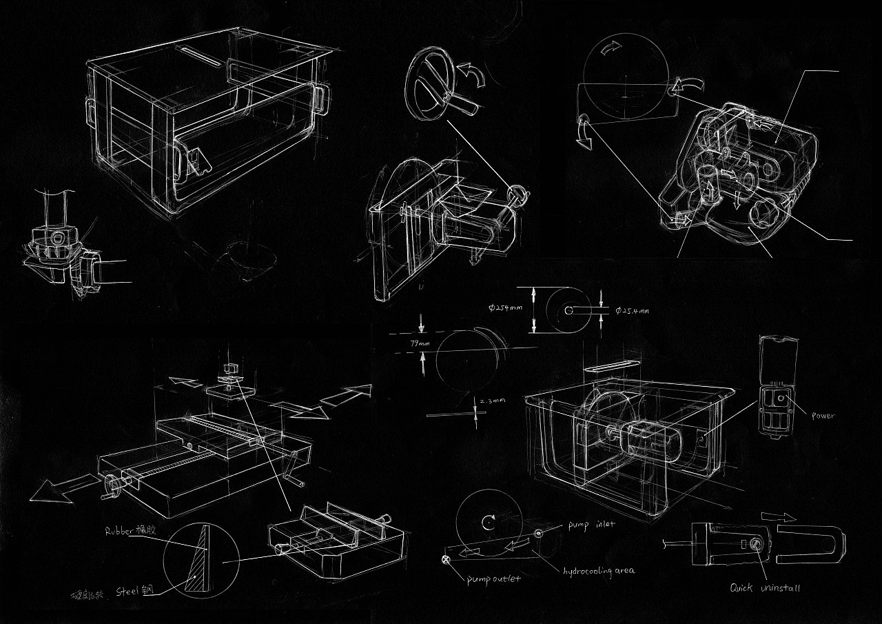 Jade cutting machine JCM2000 油冷却玉石切割机