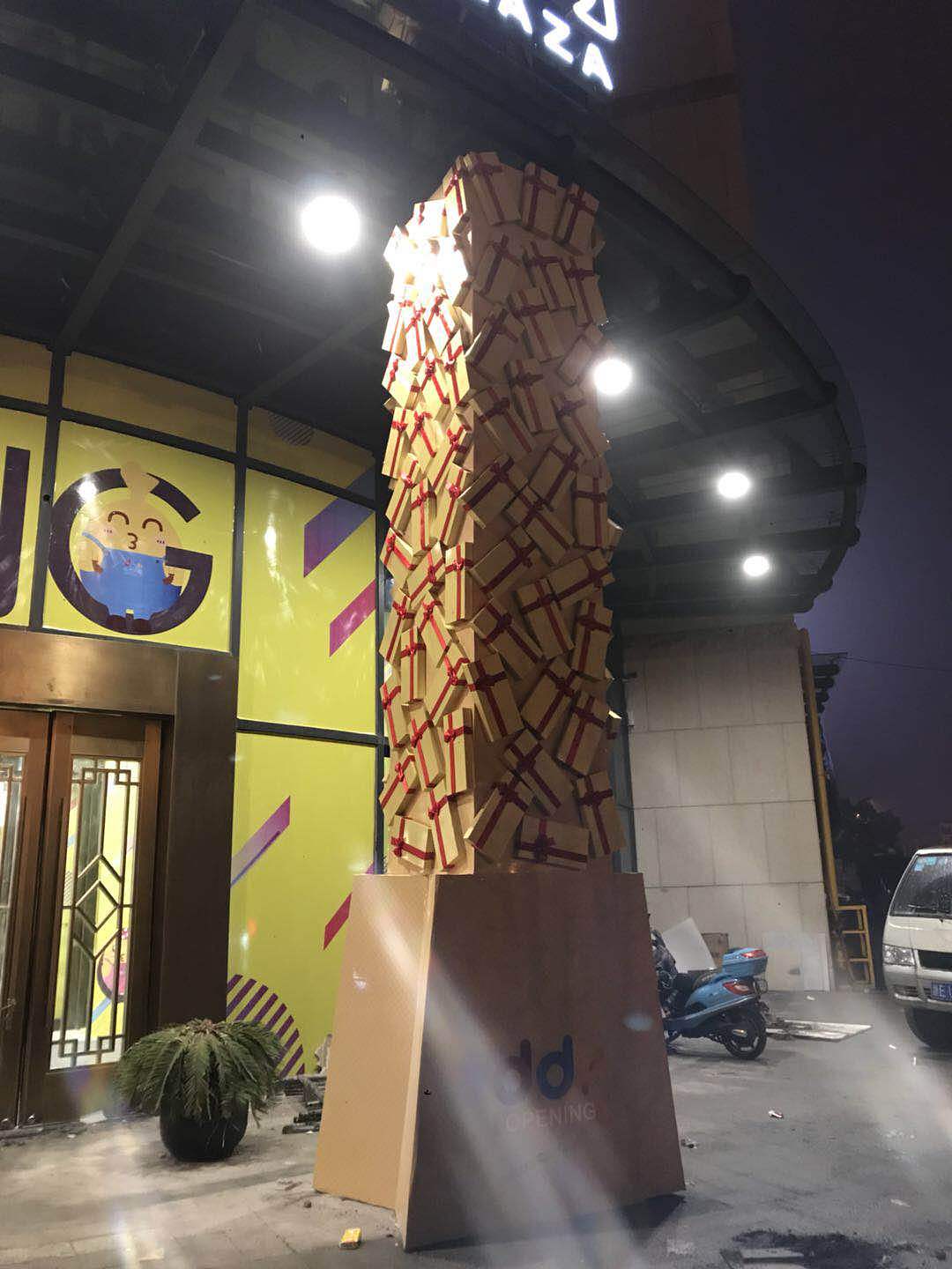 户外室内商场柱子美陈立柱装饰