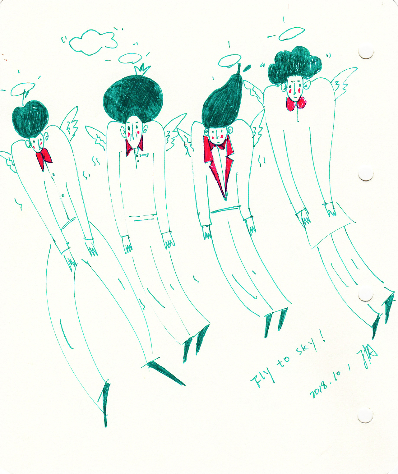 涂鸦（图ZMjI4NDcxMDIw） - 新锐潮流插画 - 站酷设计师梦游野狗原创素材 - 站酷ZCOOL