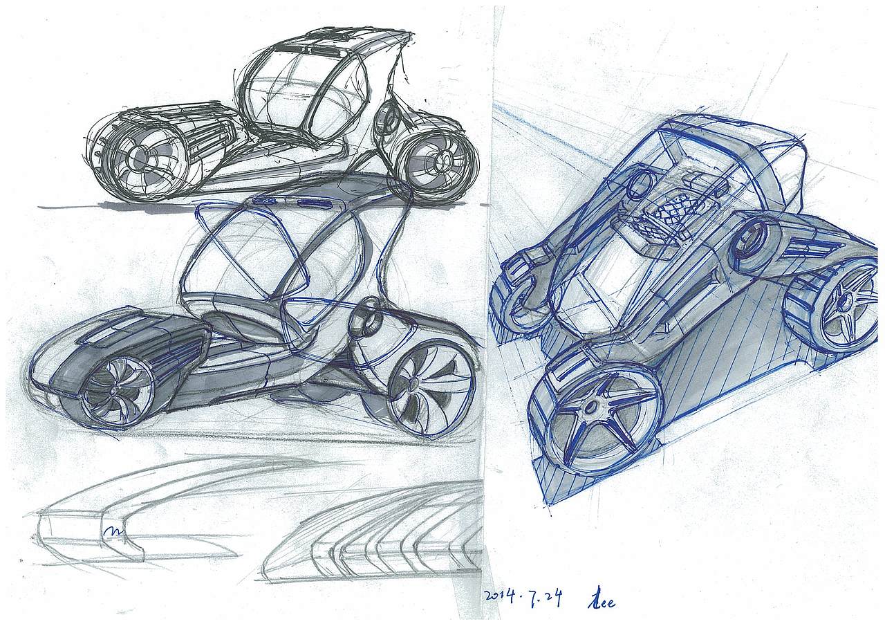 汽车手绘（图ZMjM4MzYzMDA=） - 交通工具 - 站酷设计师一航一帆原创素材 - 站酷ZCOOL