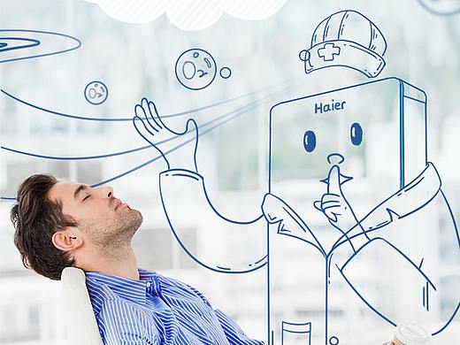 海尔新风空调朋友圈海报