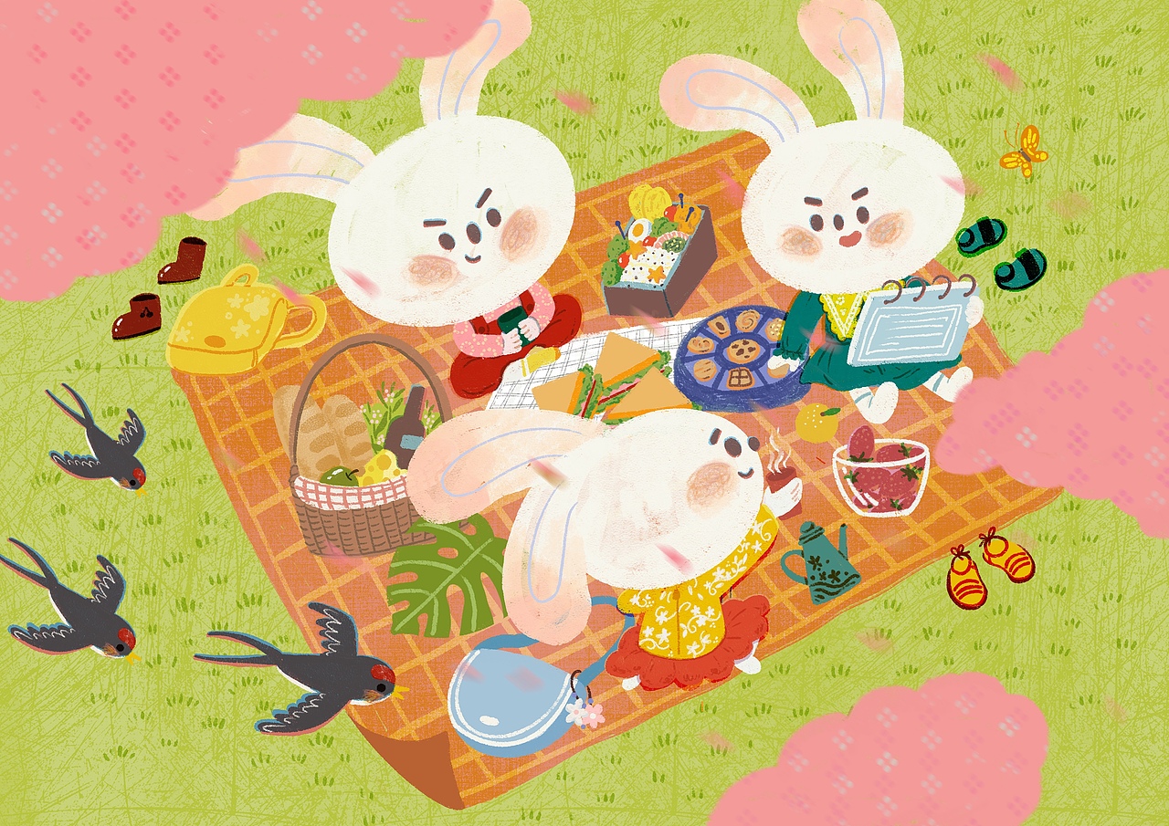 可爱的儿童插画