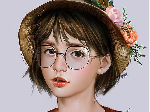 给大家介绍一下，这是我的女儿卷卷