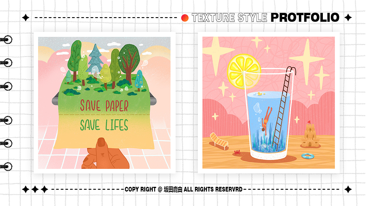 2021年度作品集（图ZMjgyNzQ0NDQ0） - 艺术插画 - 站酷设计师坂田鹿由原创素材 - 站酷ZCOOL