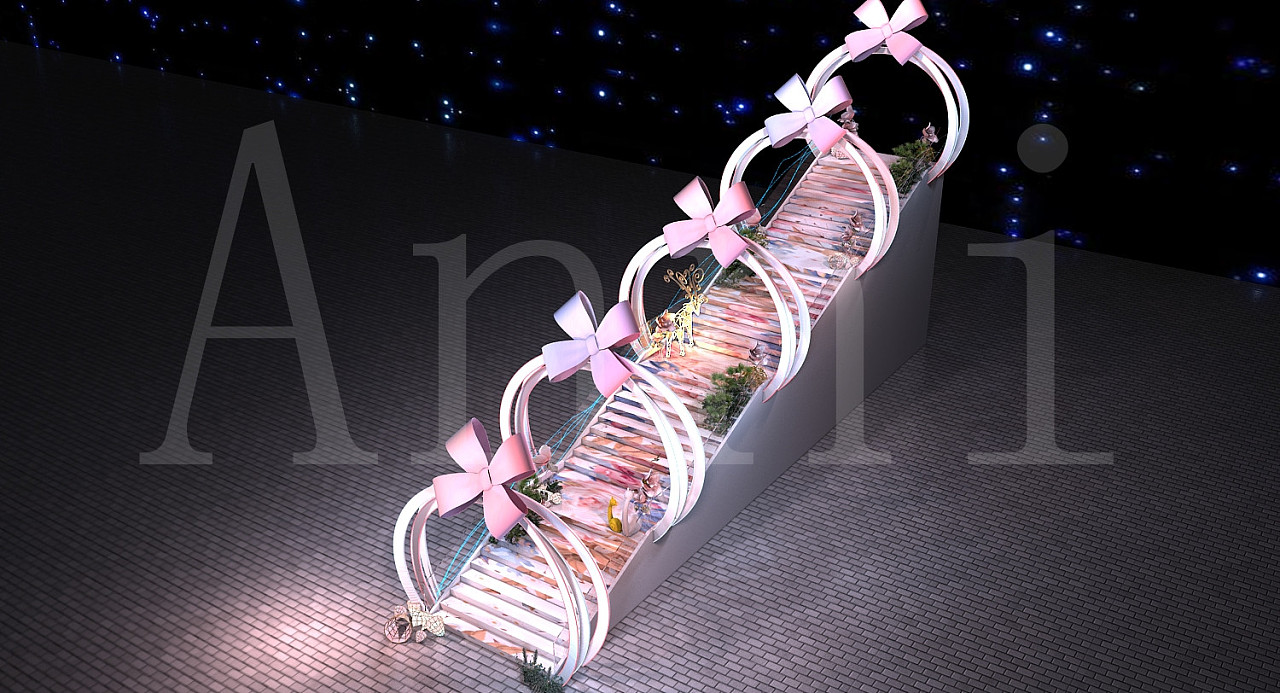 创意情景阶梯美陈