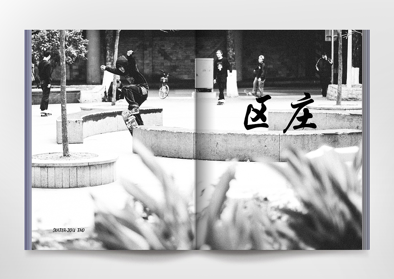 滑板摄影画册《city skatelife》上