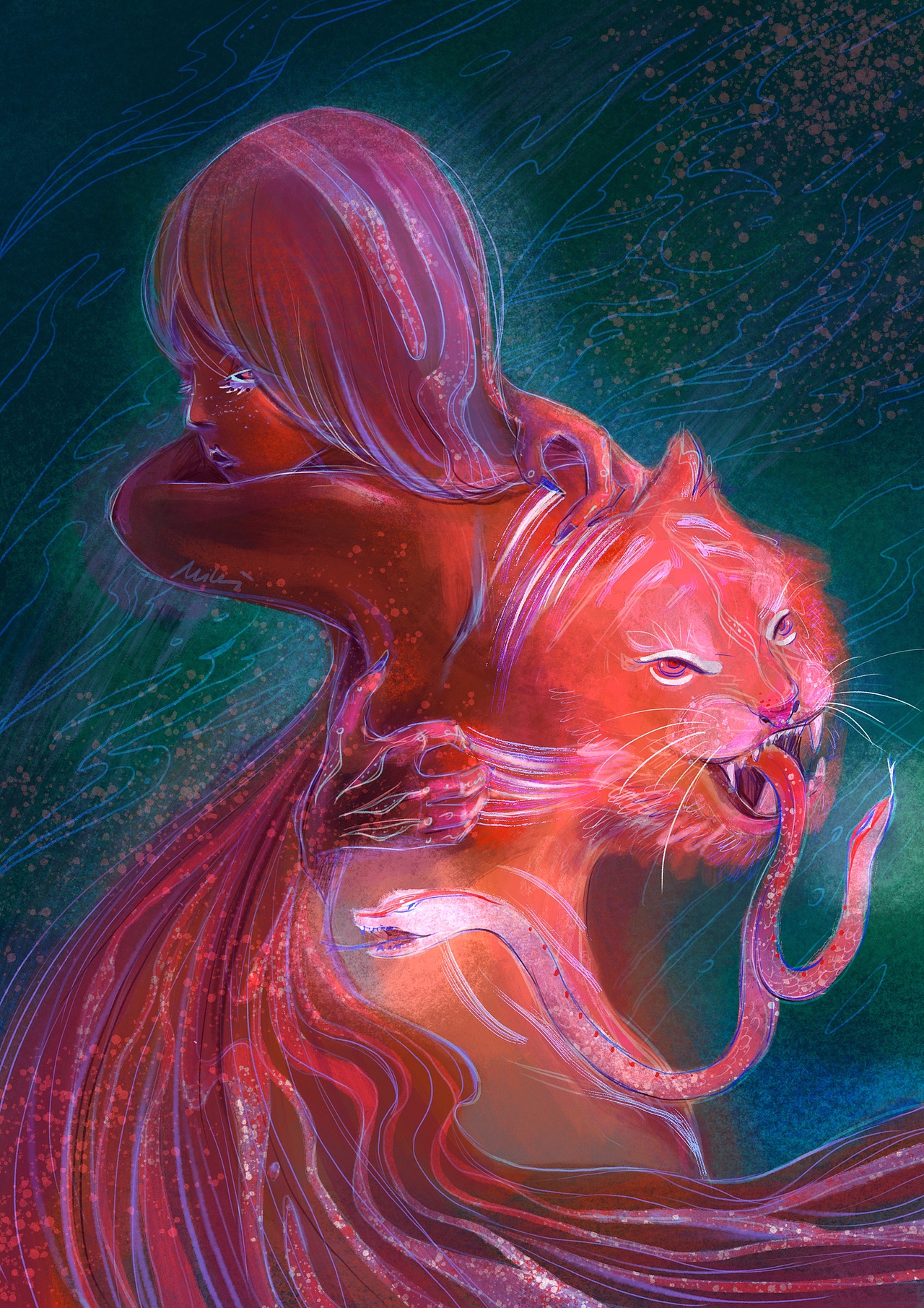 图腾（图ZMjgyNTQ3Mzg4） - 新锐潮流插画 - 站酷设计师MikiXu插画师原创素材 - 站酷ZCOOL