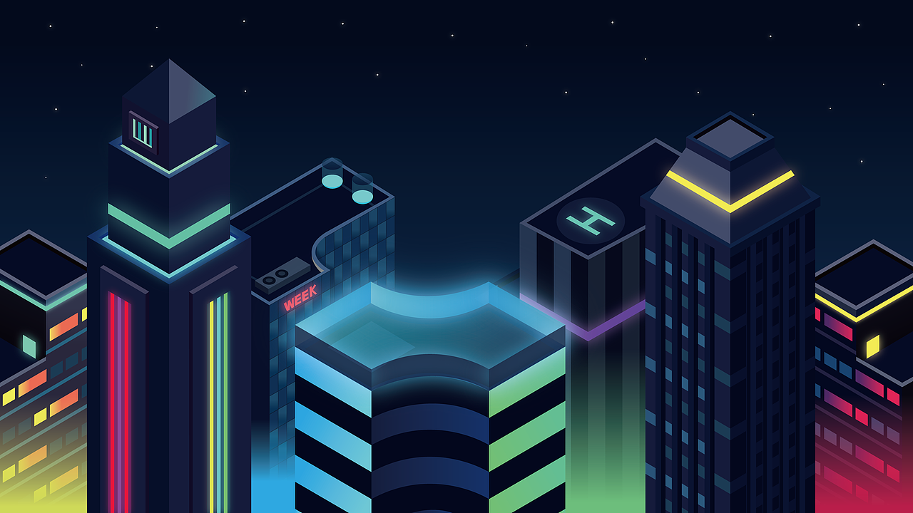 城市插画（图ZMTg4NzM2MzI4） - 创作习作 - 站酷设计师香蕉你的不娜娜i原创素材 - 站酷ZCOOL