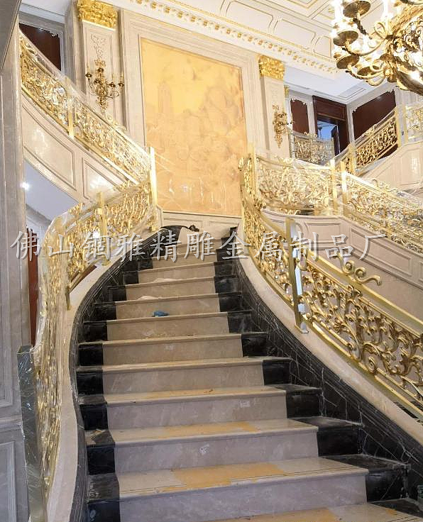 锢雅K金钛金玫瑰金香槟金别墅楼梯护栏装饰黄铜雕刻（图ZMTgwMDY0MjU2） - 其他 - 站酷设计师锢雅17727322215原创素材 - 站酷ZCOOL