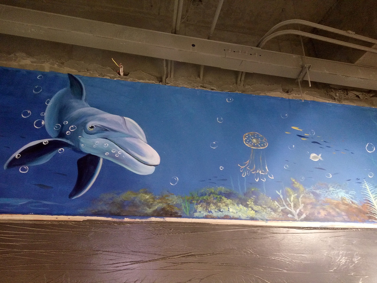 火锅墙绘,餐饮墙绘,串串店墙绘,成都墙绘,成都壁画