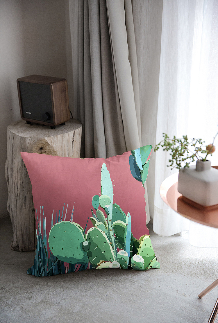 手绘及衍生品设计——仙人掌（图ZMTA0NjMwMzg0） - 生活用品 - 站酷设计师夏天的牧草原创素材 - 站酷ZCOOL