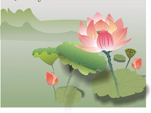 荷花連荷葉（個(gè)人主頁(yè)-ZMjg0NjUyOTI=） - 創(chuàng)作習(xí)作 - 站酷設(shè)計(jì)師兔子威武原創(chuàng)素材 - 站酷ZCOOL