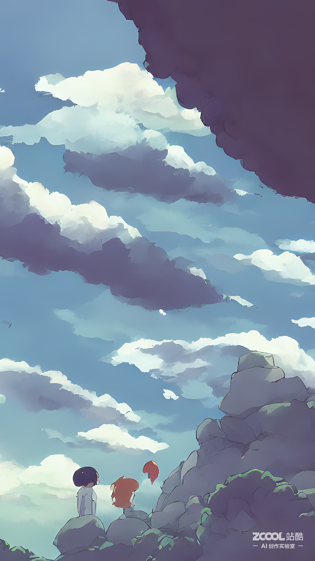 #AI创作实验室#到达目的地时不过四点,天空仍是一片灰