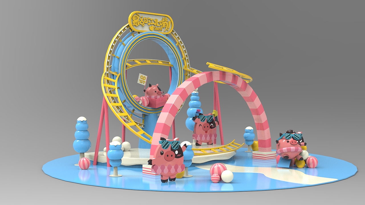 财信广场3周年美陈包装(重庆)