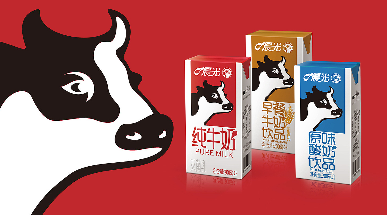 晨光基础奶系列（图ZMjA2NjAyNzE2） - 包装 - 站酷设计师观海品牌设计原创素材 - 站酷ZCOOL