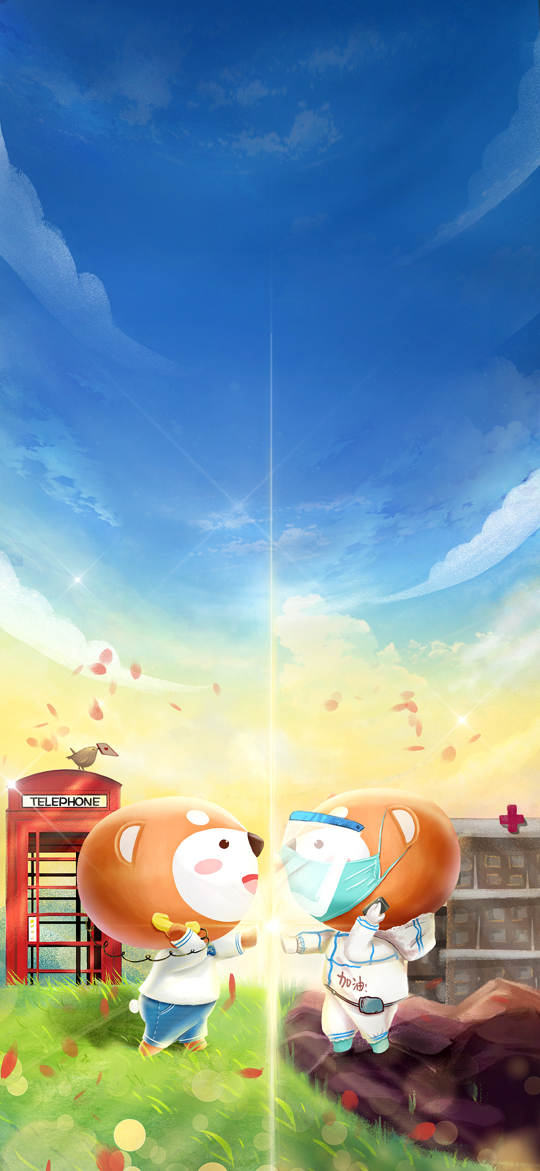 病毒隔离不了爱（图ZMTk1NjQ5MDc2） - 商业插画 - 站酷设计师此木勿空原创素材 - 站酷ZCOOL