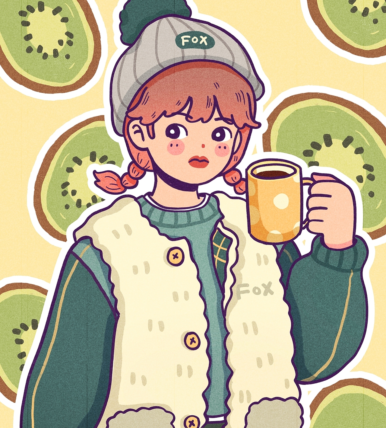 『少女秋冬穿搭』