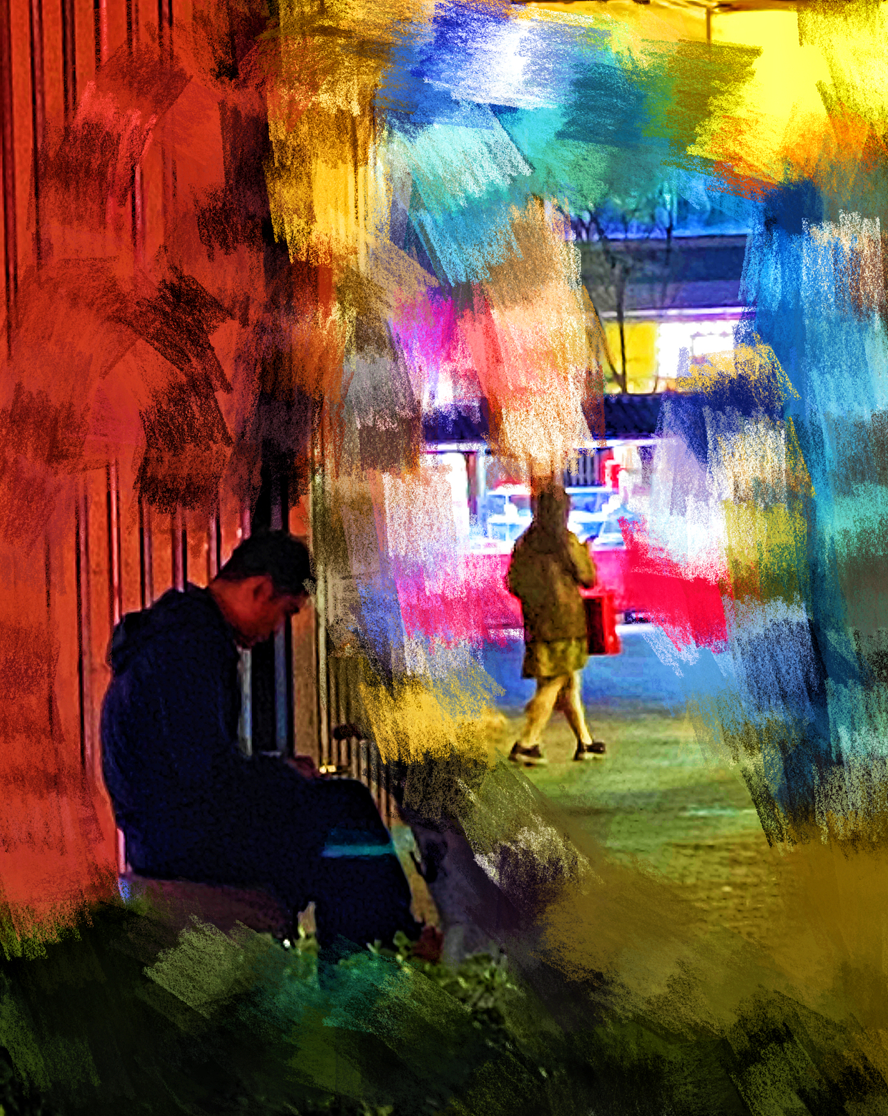 刘勇良画意摄影:生活的脚步