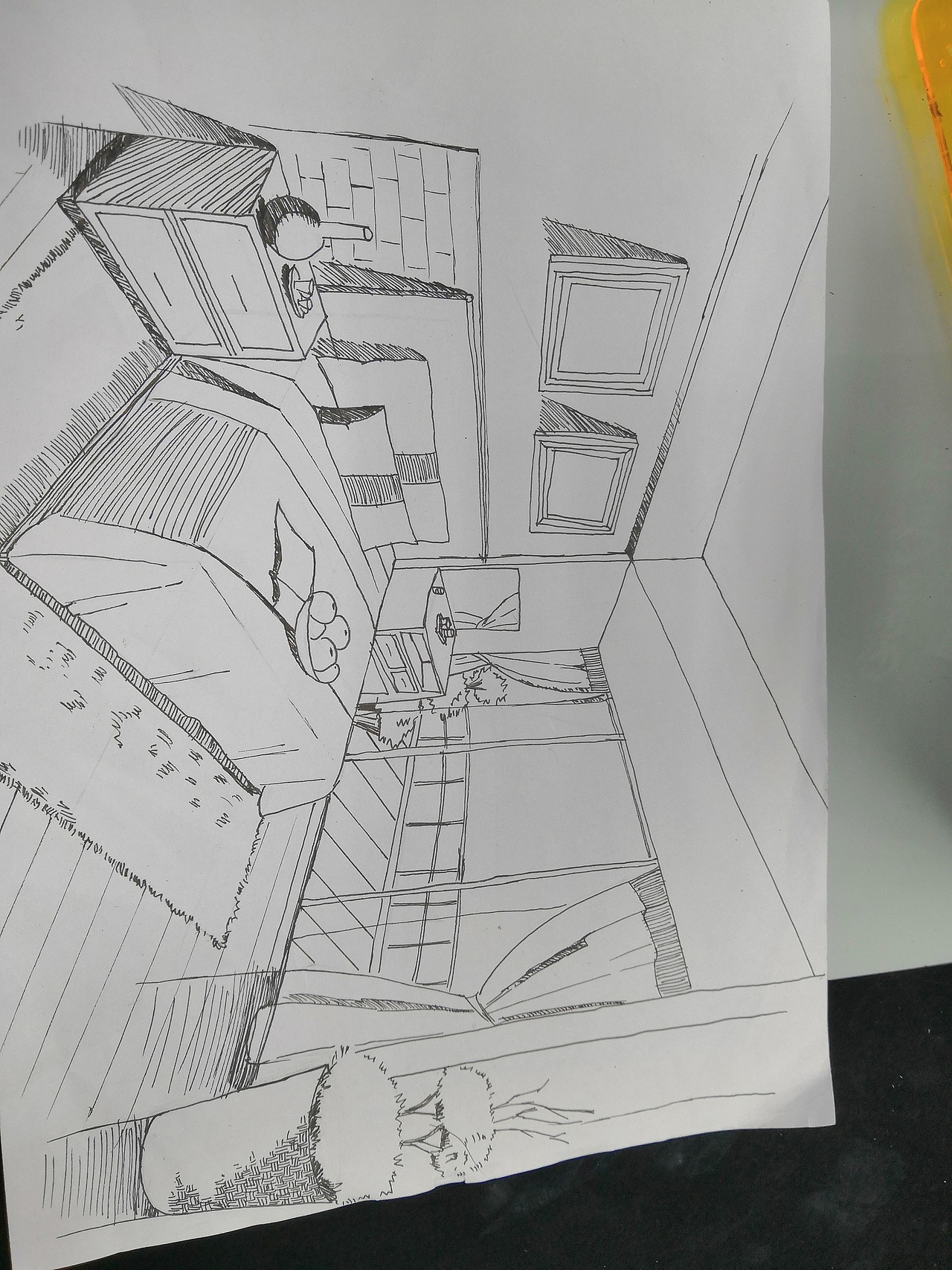 室内手绘线稿初学者