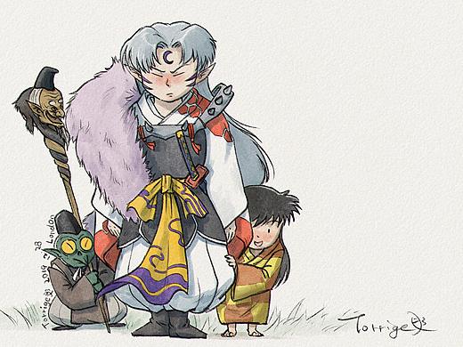 犬夜叉（個(gè)人主頁-ZNDI0NTk4ODA=） - 創(chuàng)作習(xí)作 - 站酷設(shè)計(jì)師辣九條原創(chuàng)素材 - 站酷ZCOOL