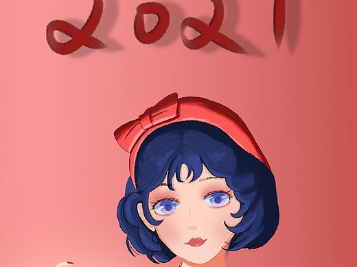 新年賀圖（個(gè)人主頁(yè)-ZNTA0MjEwOTI=） - 創(chuàng)作習(xí)作 - 站酷設(shè)計(jì)師堅(jiān)持畫(huà)畫(huà)的樂(lè)樂(lè)原創(chuàng)素材 - 站酷ZCOOL