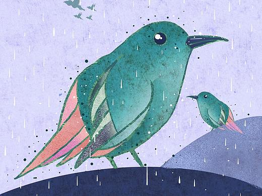 插画练习【青鸟】