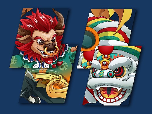 牛魔王系列插画