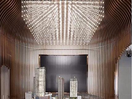 光立方沙盘吊灯定制厂家铭星灯饰