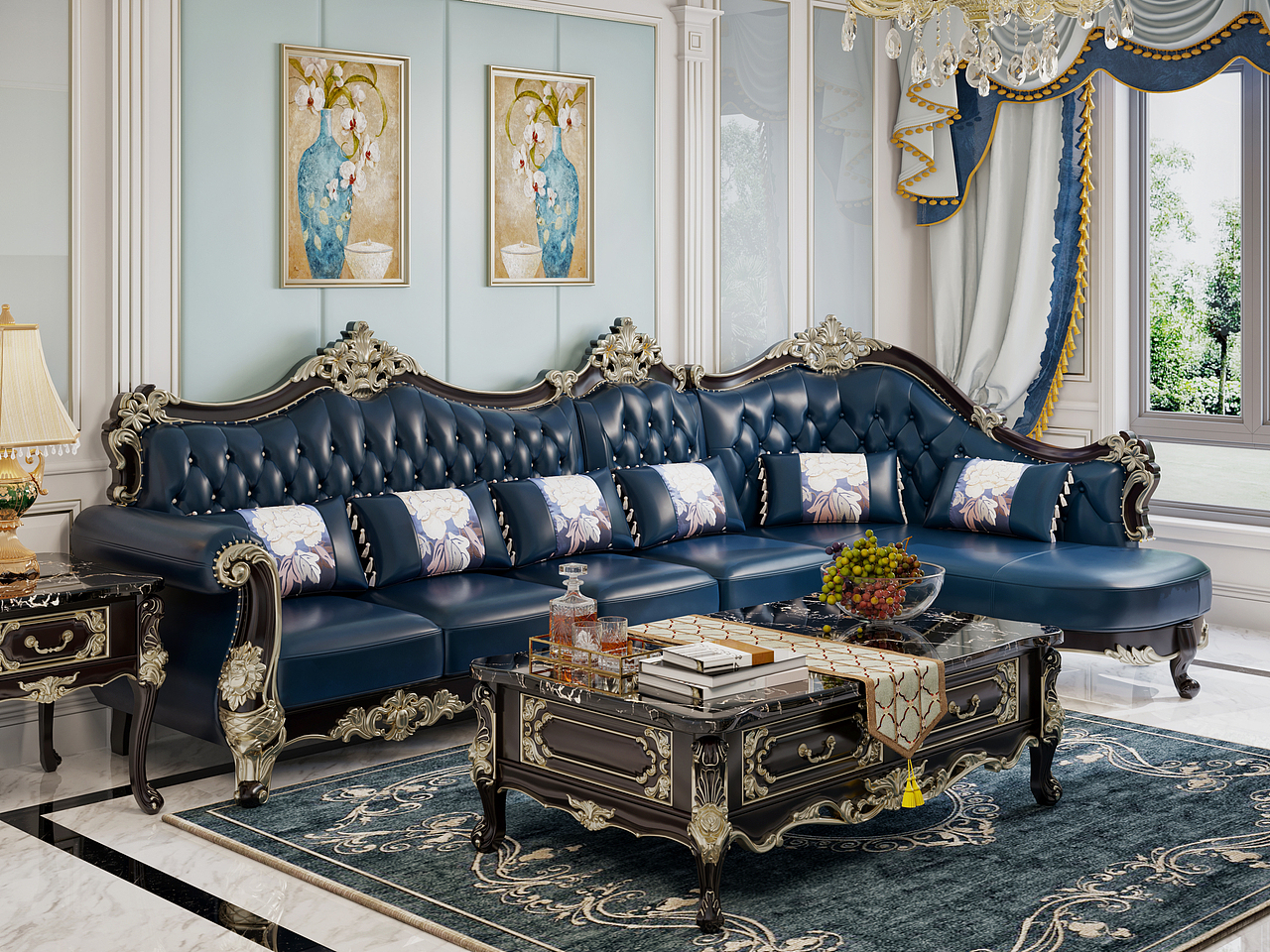 欧式沙发（图ZMTkxNjAyMzIw） - 生活用品 - 站酷设计师领头羊cg原创素材 - 站酷ZCOOL