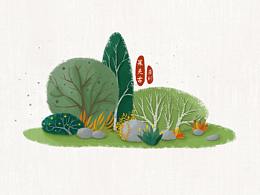 插画课场景作业