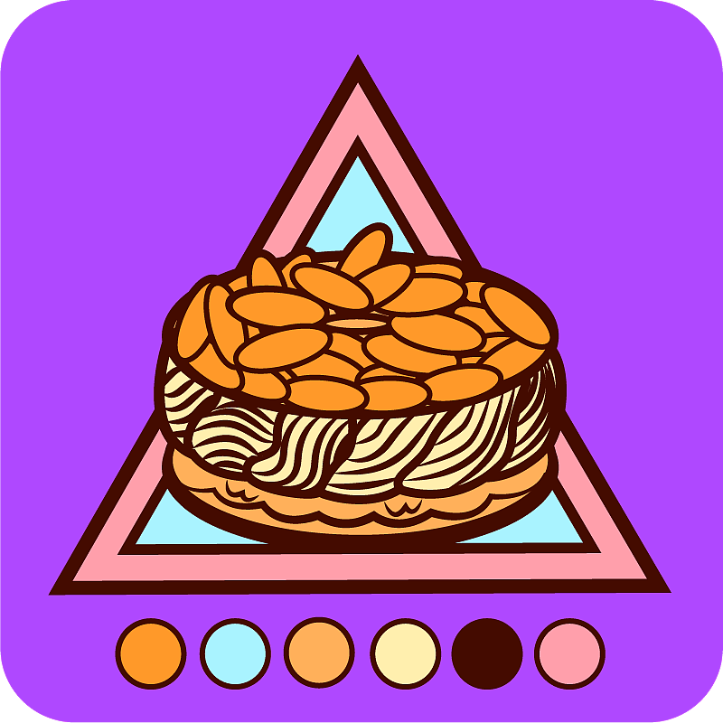 AI小蛋糕插画（图ZMjQxMjExMjI0） - 图案 - 站酷设计师皮卡肉原创素材 - 站酷ZCOOL