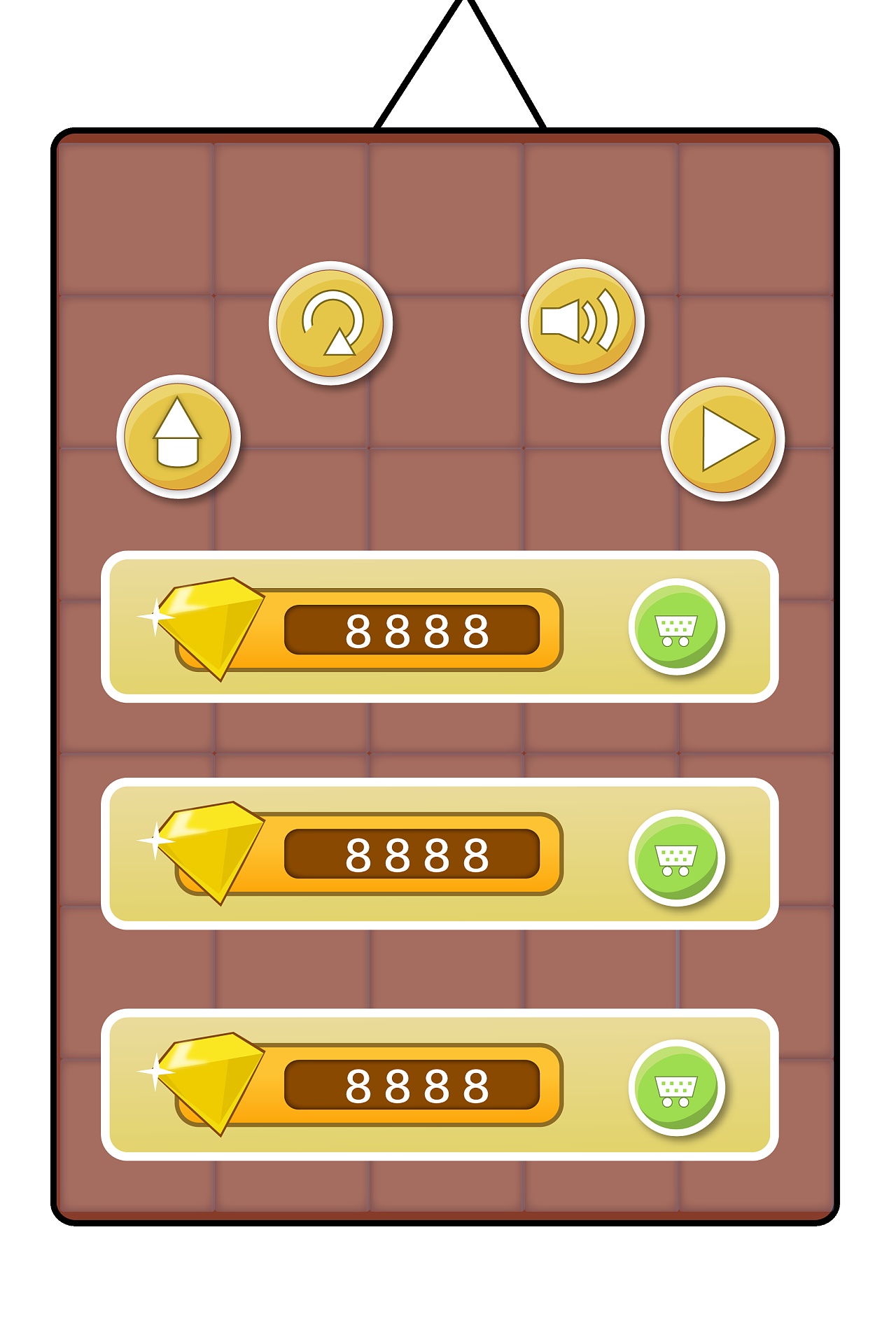 果果连连看游戏ui