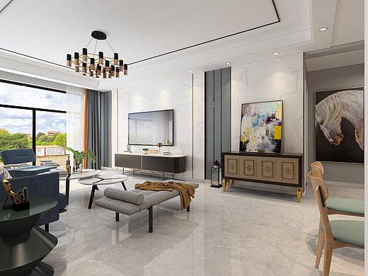 客餐厅（个人主页-ZNTQ5MTQ4NDg=） - 家装设计 - 站酷设计师龚圣娇原创素材 - 站酷ZCOOL