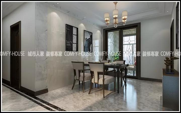 淄博城市人家|绿城百合167㎡美式装饰装修