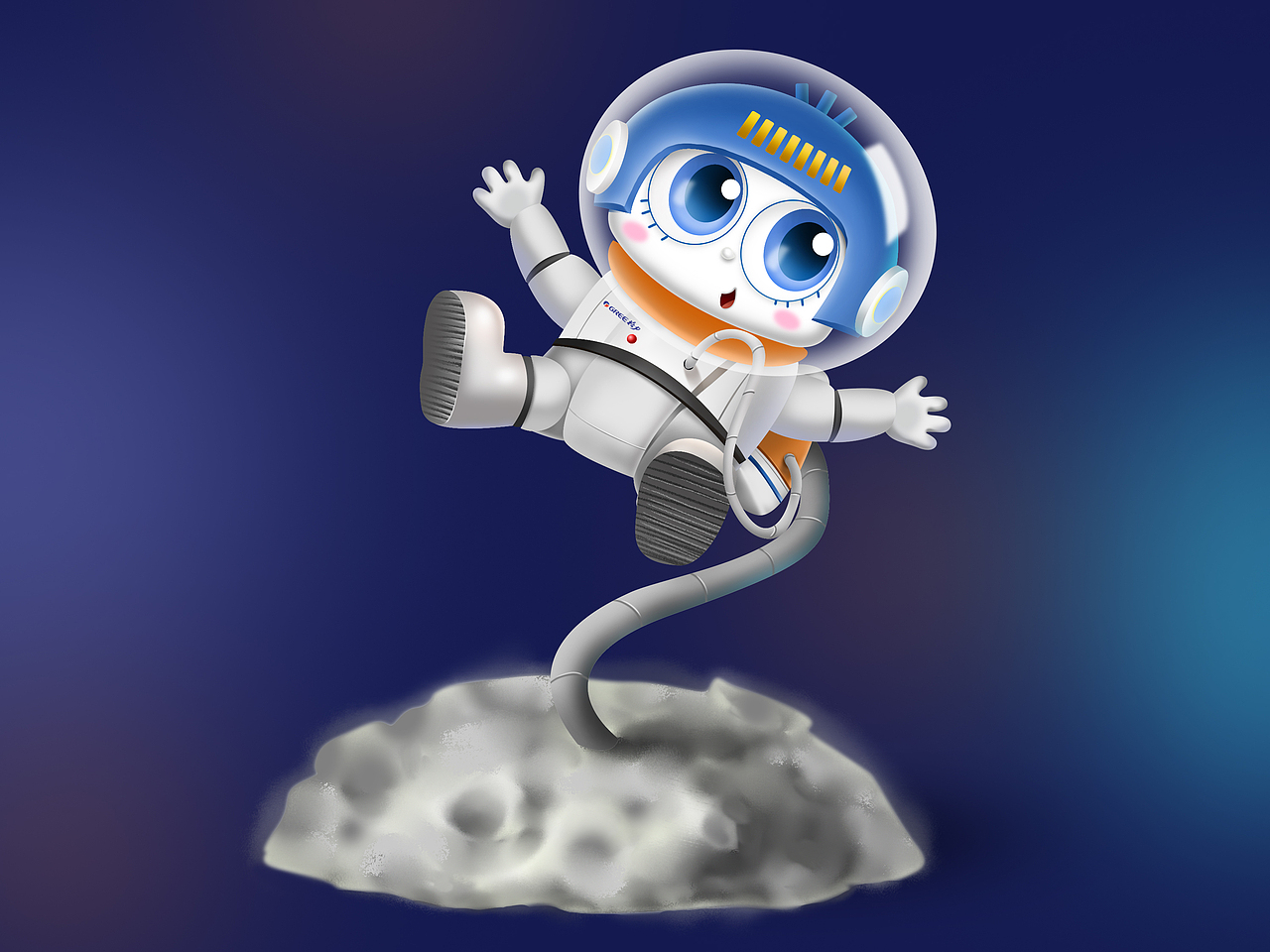 格力电器子公司联云科技的吉祥物——联小云 来啦!