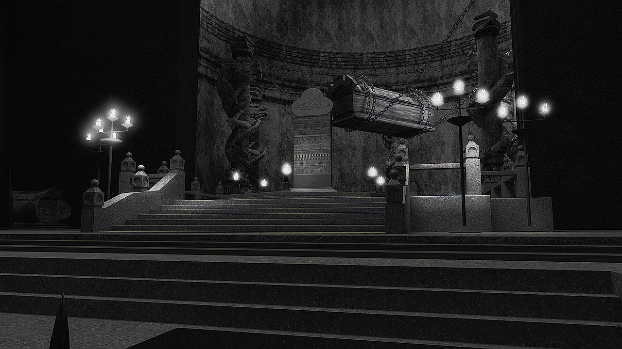 《盗墓笔记》七星鲁王宫古墓三维场景建模渲染