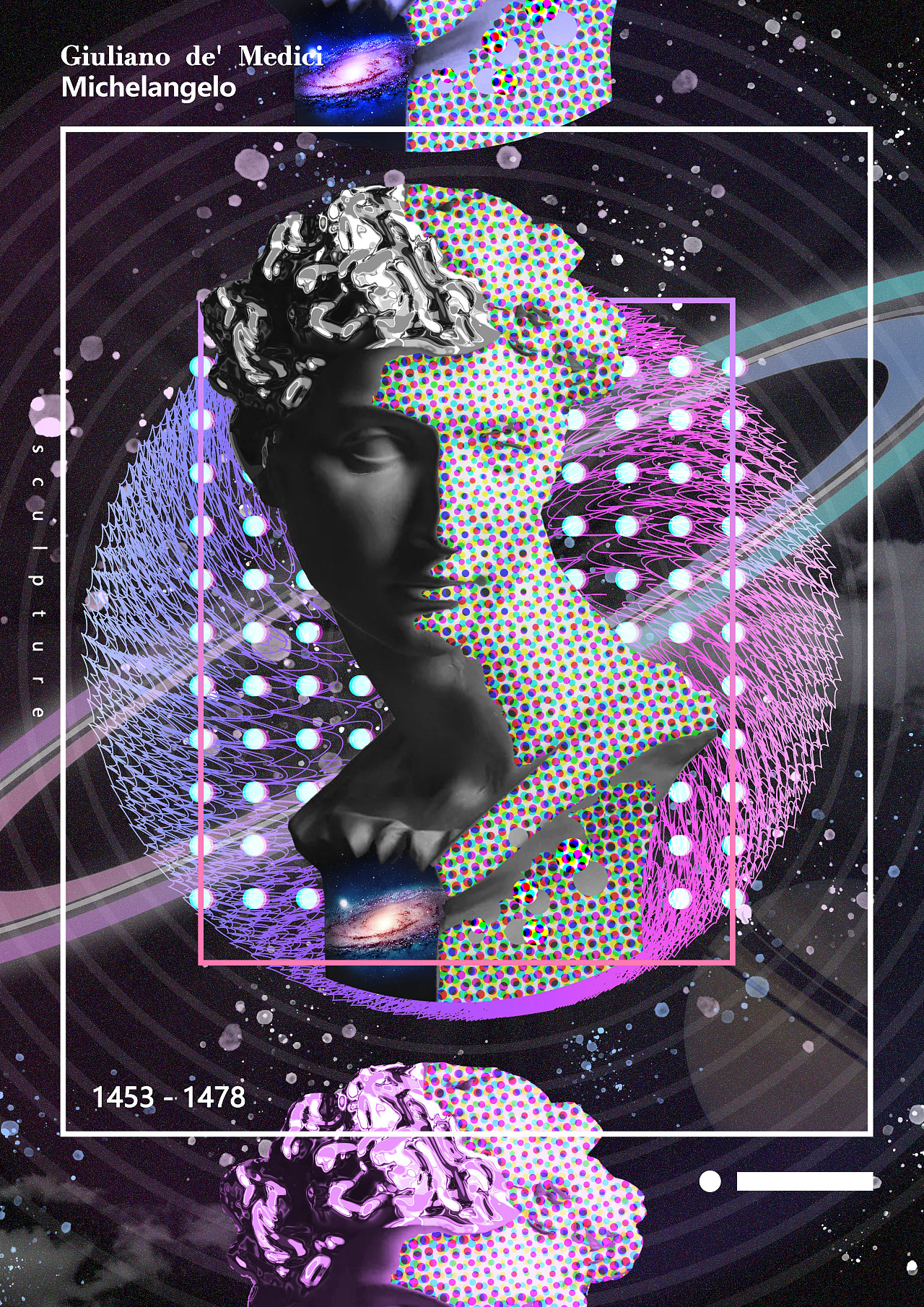 雕塑海报 sculpture poster