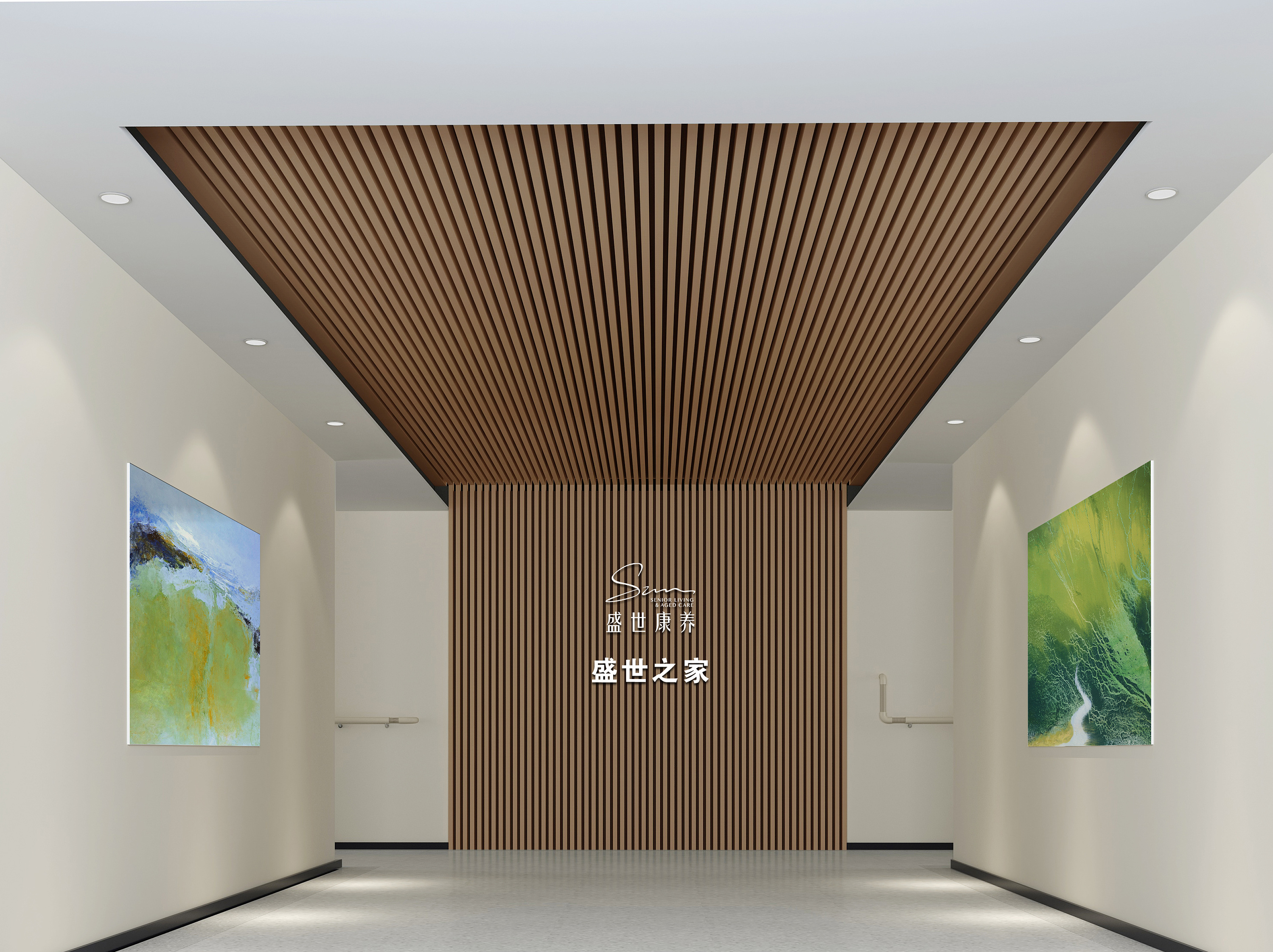 盛世康养·养老服务中心|空间|室内设计|硏筑舍空间设计 - 原创作品