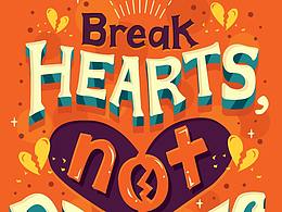 复古字体海报设计