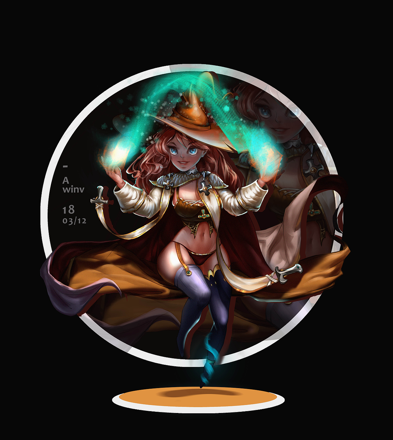 原创角色设计（小女巫）（图ZMTE5NzQ3OTk2） - 游戏原画 - 站酷设计师Awinv原创素材 - 站酷ZCOOL