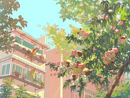 插画彩色
