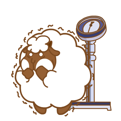 胖胖羊害怕表情