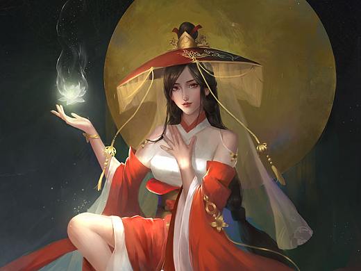 天涯明月刀沧海烟霞同人图（个人主页-ZMjk2NzYzODA=） - 艺术插画 - 站酷设计师阮晚晚原创素材 - 站酷ZCOOL